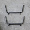 Wrought Iron Flower Box Brackets Black Powder Coated Finish - Achla Designs - 2 of 4