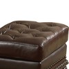 Acme Furniture Anondale Ottoman Espresso/Cherry - 4 of 4