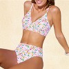 Women's Vibrant Floral Print Bikini Set for Beach Daze - Cupshe - 2 of 4