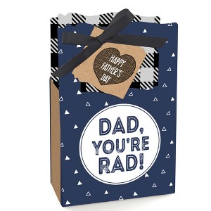 Big Dot of Happiness My Dad is Rad - Father's Day Party Favor Boxes - Set of 12 - 1 of 4