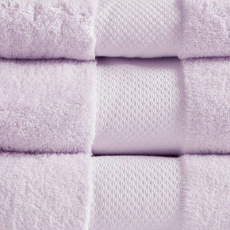 Turkish 100% Cotton 6pc Absorbent Ultra Soft Bath Towel Set, 4 of 9