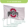 NCAA Ohio State University Flag with Grommets, 3'x5' Ohio State Buckeyes Outdoor College Flags & Banners for Garden Patio Indoor Wall Décor - 4 of 4