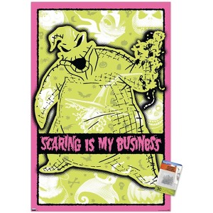 Trends International Disney Tim Burton's The Nightmare Before Christmas - Scaring Unframed Wall Poster Prints - 1 of 4