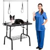 36 Inch Dog Grooming Table with Adjustable Height & Arm, 330Lb Static Weight Capacity for Small to Large Dogs, Pet Grooming Station for Home Use - 2 of 4