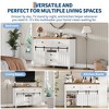 Buffet Cabinet, Sideboard Storage Cabinet with 5 Drawers and 2 Sliding Barn Doors, Wood Table with Adjustable Shelf, for Living Room, Dining Room - 2 of 4