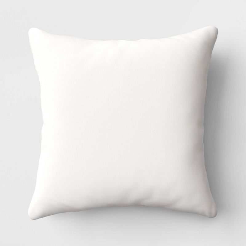Textural Solid Square Throw Pillow Ivory - Threshold&#8482;, 6 of 9
