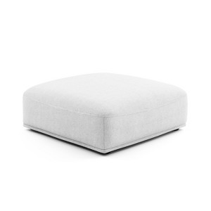 HOMES: Inside + Out Povoa Modern Modular Square Ottoman - 1 of 4