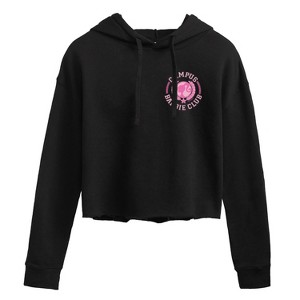 Women's - Barbie - Campus Club Cropped Graphic Hoodie - 1 of 3