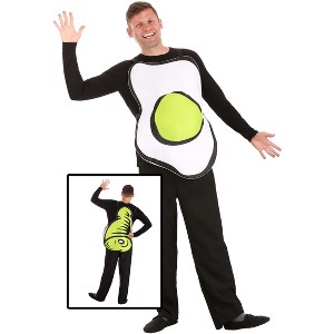 HalloweenCostumes.com One Size Fits Most   Dr. Seuss Green Eggs & Ham Sandwich Board Costume for Kids & Adults,  Black/White/Green - 1 of 4