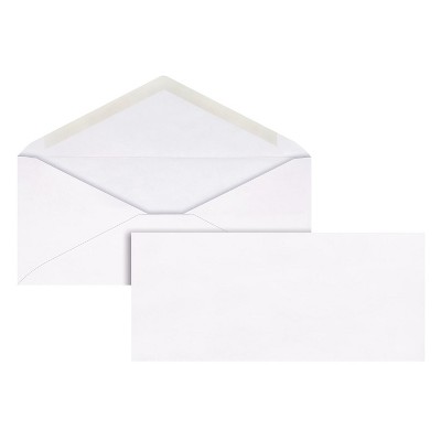 Quality Park #10 Business Envelope 4 1/2" x 9 1/2" White 50/Box (69016) QUA69016