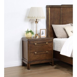 NicBex Nightstand with 2 Drawers,Modern Bedside Table with Wood Frame and Pulls,Side Table for Bedroom,Living Room - 1 of 4