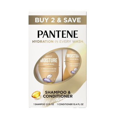 Pantene Pro-V Daily Moisture Renewal Shampoo and Conditioner Bundle - 22.4 fl oz