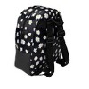 Kathy Ireland Daisy Mini Backpack Lunch Tote - Black Yellow & White Daisies - 3 of 4