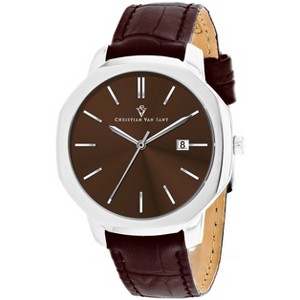 Christian Van Sant Men's Octavius Slim Brown Dial Watch - CV0536 - 1 of 1
