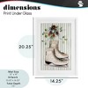 Stupell Industries Winter Ice Skates on Stripes Framed Print Under Glass Art - 4 of 4