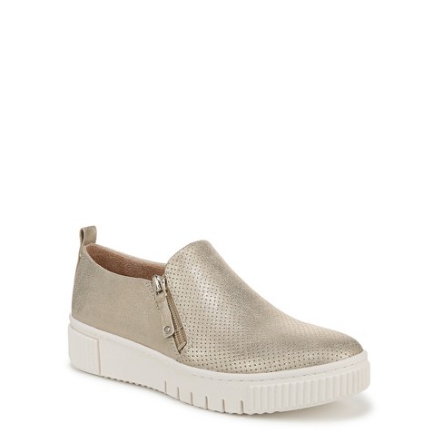 Soul Naturalizer Womens Turner Slip On Fashion Sneakers Soft Gold Metallic 8 W Target