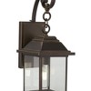 Minka Lavery Rustic Outdoor Wall Light Fixture Oil Rubbed Bronze Lantern 18" Clear Glass for Post Exterior Deck Porch Yard Patio - 3 of 3