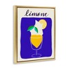 Stupell Industries Limone Citrus Dessert Floating Frame Canvas Art, Gold, 17" x 21" - 2 of 4