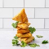 Sukhi's Indian Chicken Tikka Masala Samosa Frozen Appetizer Snack with Cilantro Chutney Dipping Sauce - 10oz - 2 of 4