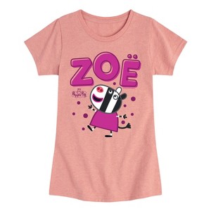 Girls' - Peppa Pig - Zoe Sheep Fitted Short Sleeve Graphic T-Shirt - 1 of 4