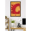 Trends International NHL Calgary Flames - Logo 25 Framed Wall Poster Prints - 2 of 4