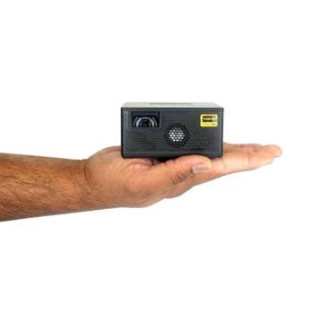 AAXA P400+ Native 1080p Short Throw Smart Portable Projector, 2-Hour Battery - Gray (KP-400-03)