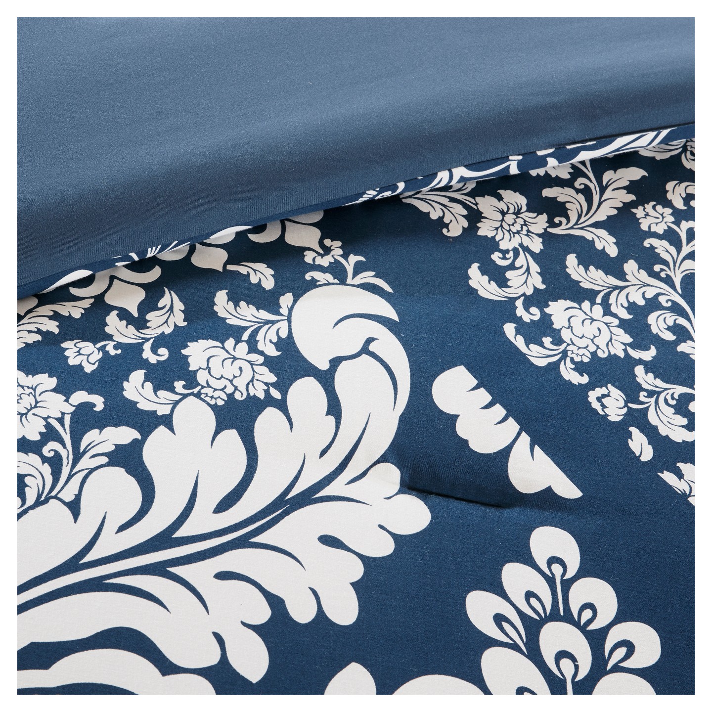 Комплект постельного белья Madison Park 7pc Queen Adela Printed Comforter Bedding Set Slate: Includes Bed Skirt & 3 Decorative Pillows — фото 6