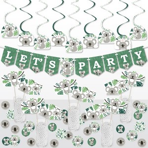 Big Dot of Happiness Koala Cutie - Bear Birthday Party and Baby Shower Supplies Decoration Kit - Decor Galore Party Pack - 51 Pieces - 1 of 4