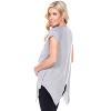Maternity Myla Embellished Tunic Top - White Mark - 2 of 3