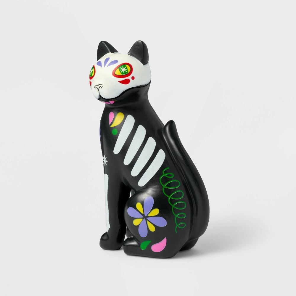 Photos - Other Decoration Día de Muertos Resin Cat Animal Figurine