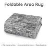 Washable Area Rugs for Living Room, Non-Slip Modern Abstract Rug for Bedroom, Low Pile Stain-Resistant Soft Contemporary Neutral Carpet - 4 of 4