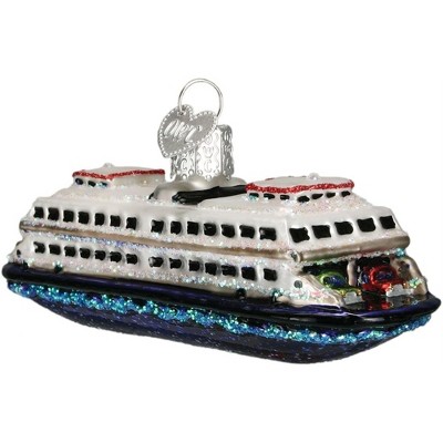 Old World Christmas Glass Blown Ornament, Ferry
