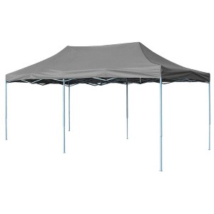 vidaXL Folding Pop-up Partytent 9.8'x19.7' Anthracite - 1 of 4