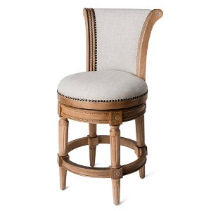 Maven Lane Pullman Wooden Kitchen Swivel Stool - 1 of 4
