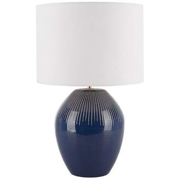 Laredo Table Lamp - Textured Blue - Safavieh.