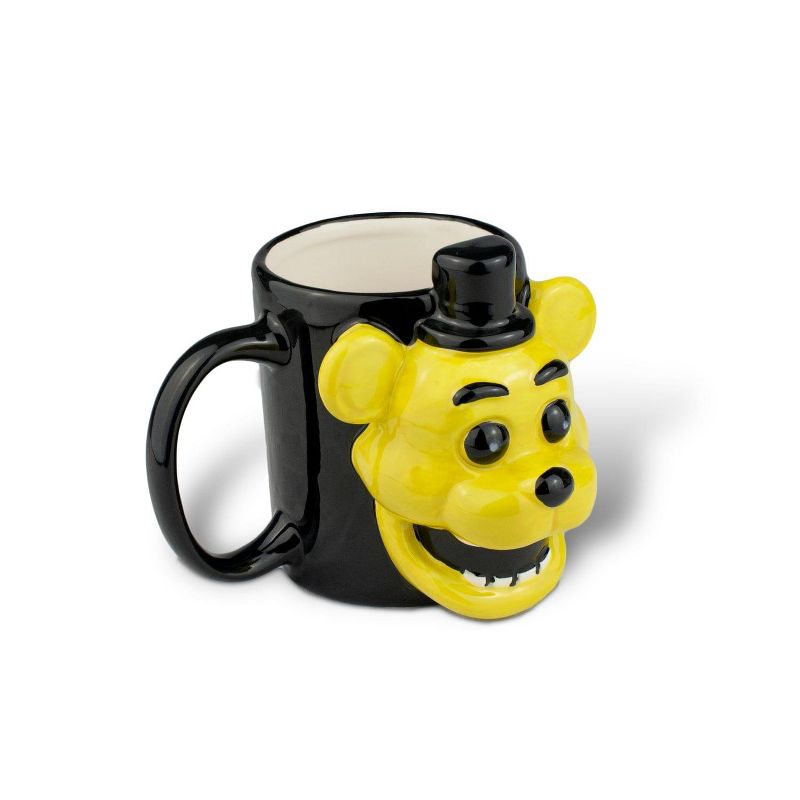 Just Funky Five Nights At Freddy Golden Freddy Fazbear Mug| 3D Ceramic Mug | 16 Ounces, 3 of 7