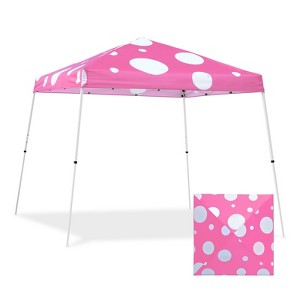 EAGLE PEAK Slant Leg Pop-up Canopy Tent Easy One Person Setup Instant Outdoor Beach Canopy Folding Portable Sports Shelter - 1 of 4