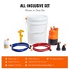 VEVOR Tankless Water Heater Flushing Kit, Includes Efficient Pump & 5 Gallon Pail & 2 Hoses & Descaling Powder, Orange - 4 of 4