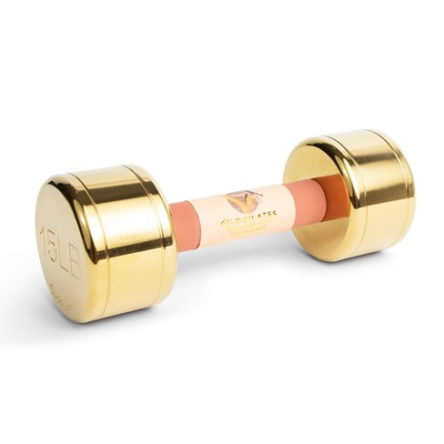 Blogilates Iron Dumbbell - Gold 15lbs - image 1 of 4