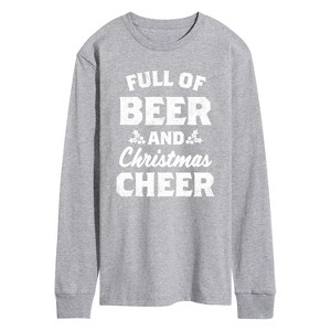 Men's - Instant Message - Beer And Cheer Long Sleeve Graphic T-Shirt - 1 of 4