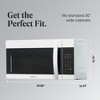 Farberware 1.7 Cu. Ft. Over-the-Range Microwave, 1000W with Smart Sensor Cooking - 4 of 4