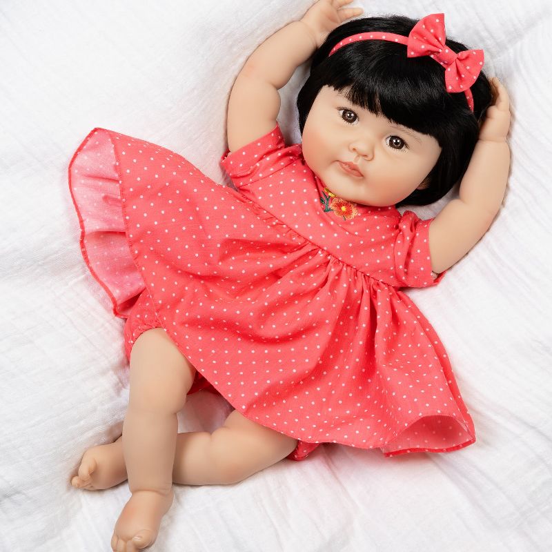 Paradise Galleries Reborn Baby Doll Kayo Hana 20 inch Toddler - Black Hair/Brown Eyes, 4 of 10