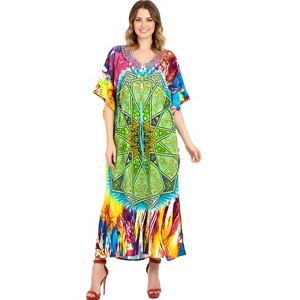 women's plus size dress shirts Plus Size Orange Cotton Utility Summer Shirt Dress main image 0