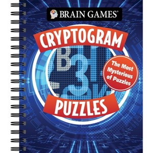 Brain Games - Cryptogram Puzzles - by  Publications International Ltd & Brain Games (Spiral Bound) - 1 of 1