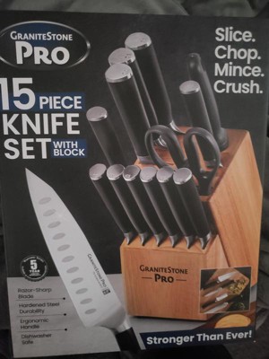 Granitestone Pro Series 14 Piece Knife Set & Block