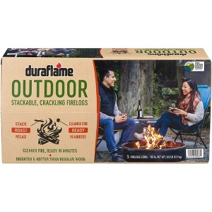 Duraflame Outdoor Stackable Crackling Firelogs, Brighter & Hotter (Pack of 3) - 1 of 1