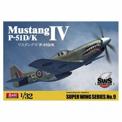 Zoukei-Mura SWS Super Wing Series P-51D/K Mustang IV 1/32 Scale Model Kit