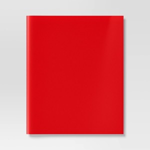 2 Pockets Paper Folder Red - Dealworthy™ - 1 of 3