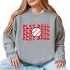 Simply Sage Market Play Ball Stacked Sweatshirt - 2 of 4