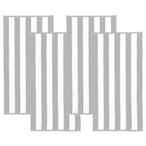 Isla Jade 4pk Cotton Cabana Beach Towels - 1 of 4